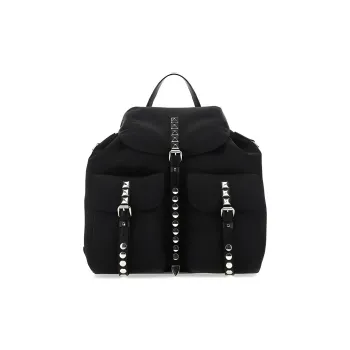 PRADA Nylon Fabric Backpack Medium Size Black