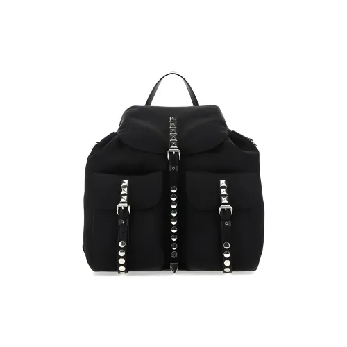 PRADA Nylon Fabric Backpack Medium Size Black