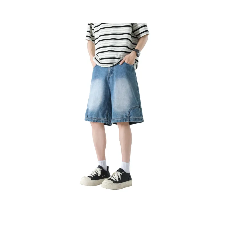 FAKE VINTAGE Denim Shorts Unisex-8