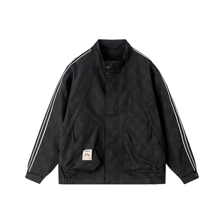 CAISEDI Jackets Coats Men's Black-0