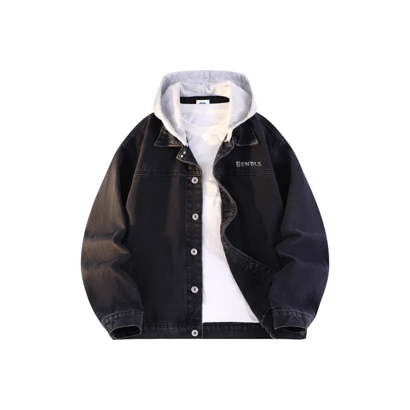 BENDL'S Denim Jacket Unisex Yellow Mud-4