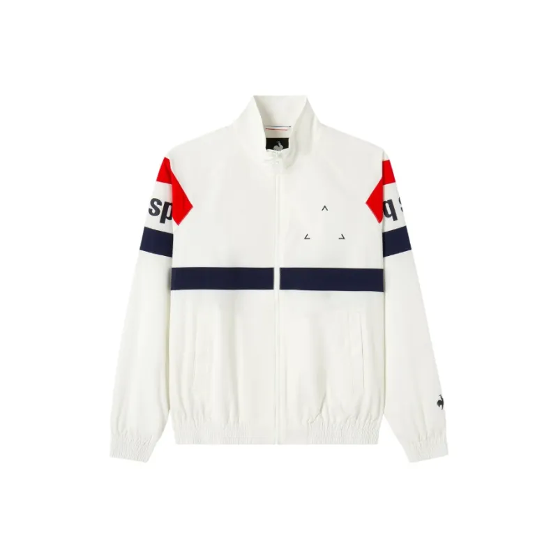 Le Coq Sportif Jackets & Coats Unisex Ivory White-0