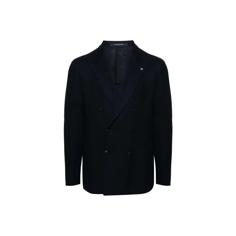 Tagliatore Double breasted Cotton Blazer-0