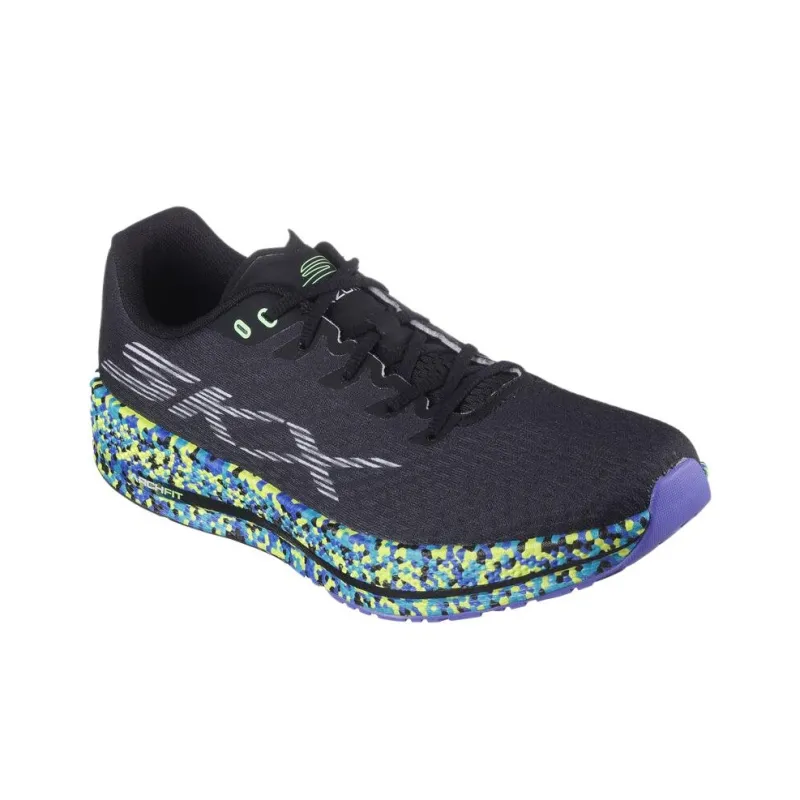 Skechers GO RUN RAZOR 5 Low Top Running Shoes Men's Black-3