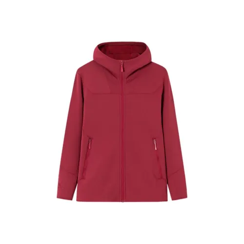 Anta Jackets & Coats Men's Dark Rosy Red