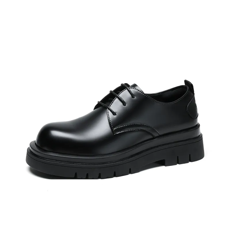 Wolves • Family QUNLANGSHIJIA Business Casual Derby Shoes Men's Black-0