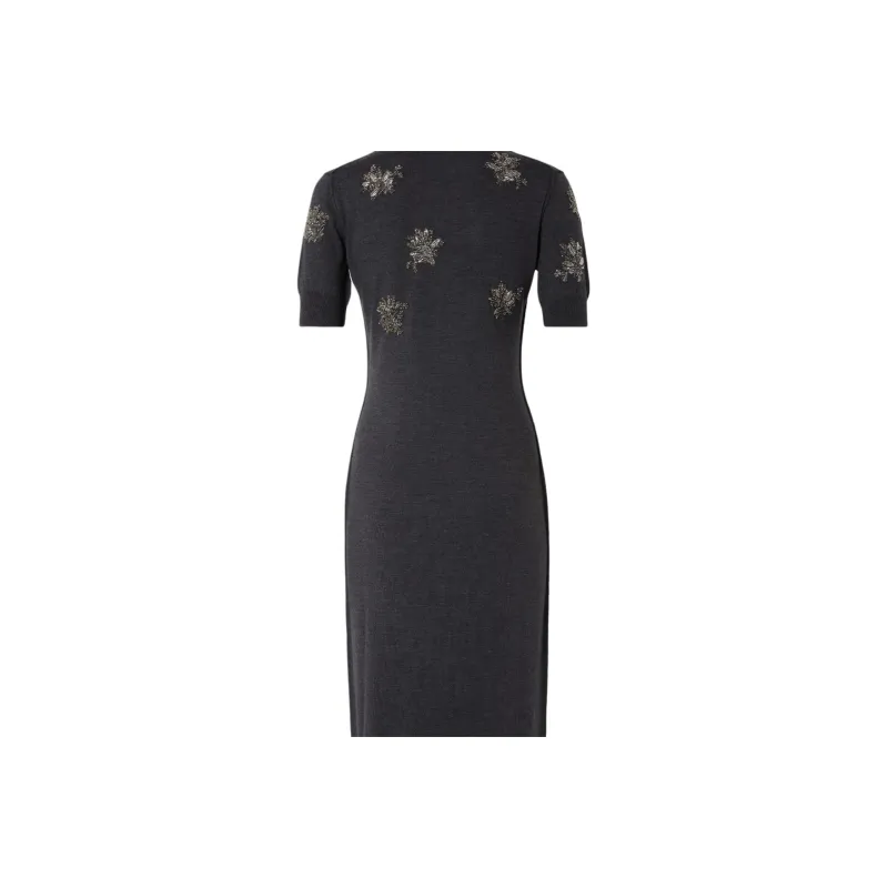 FENDI Floral embroidered Midi Dress-4