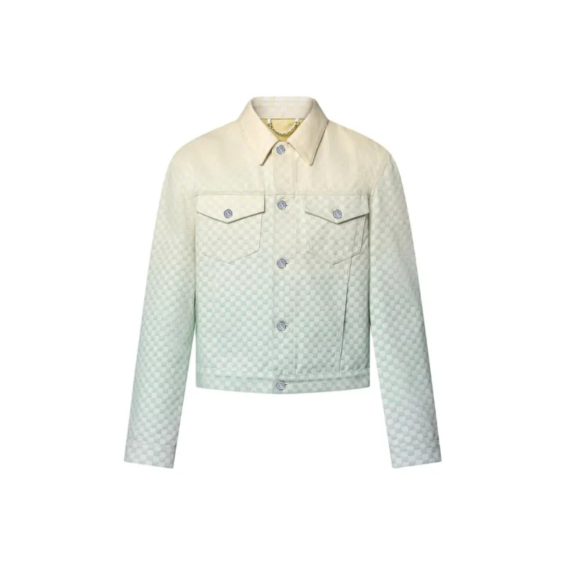 LOUIS VUITTON Damier Gradient Jacquard Denim Jacket-0