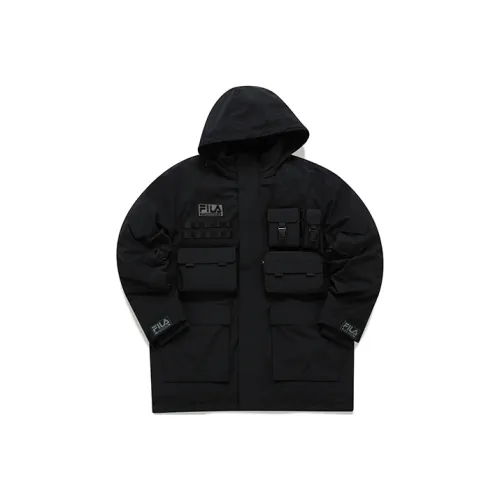 FILA FUSION x White Mountaineering Down Jacket Men's Pitch Black