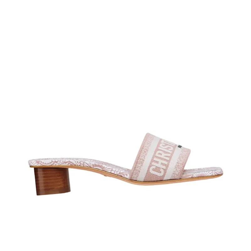 DIOR Dway Slide Slippers 3.5cm Women's Pink-1