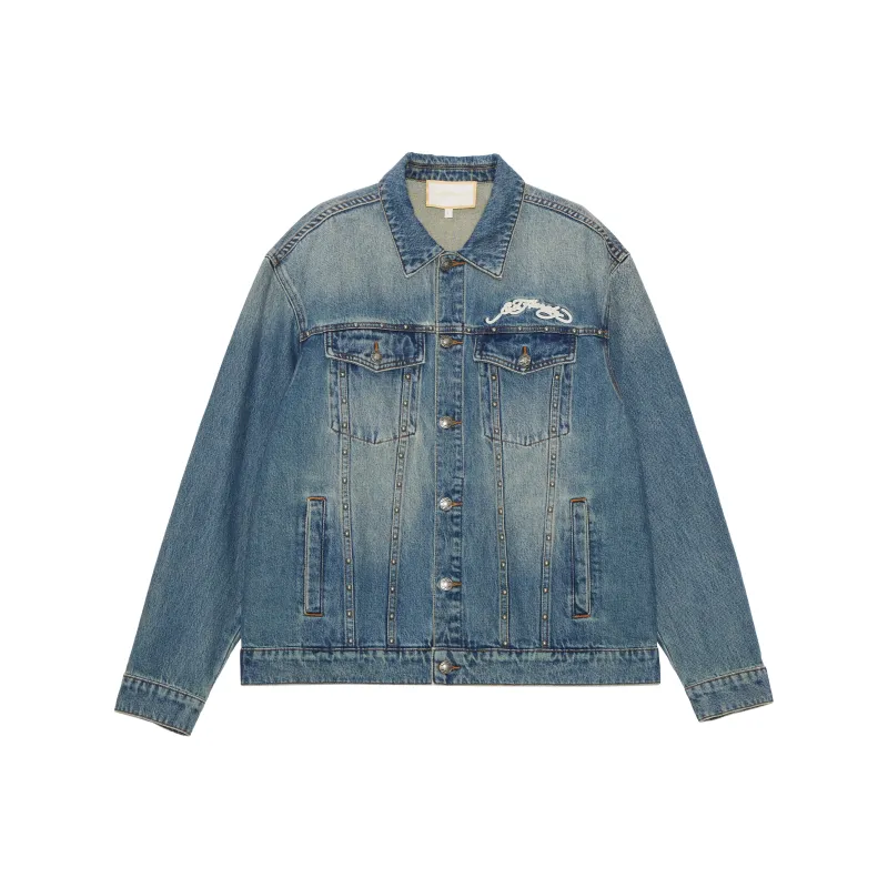 Ed Hardy Denim Jacket Men's Indigo-0