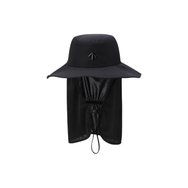 DESCENTE Polyester Bucket Hats Men's Black-1