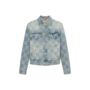 LOUIS VUITTON SS24 Denim Jacket Men's Blue