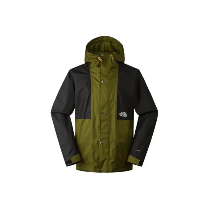 THE NORTH FACE Outdoor Hiking Waterproof And Breathable Windbreaker Jacket Men's Green-0