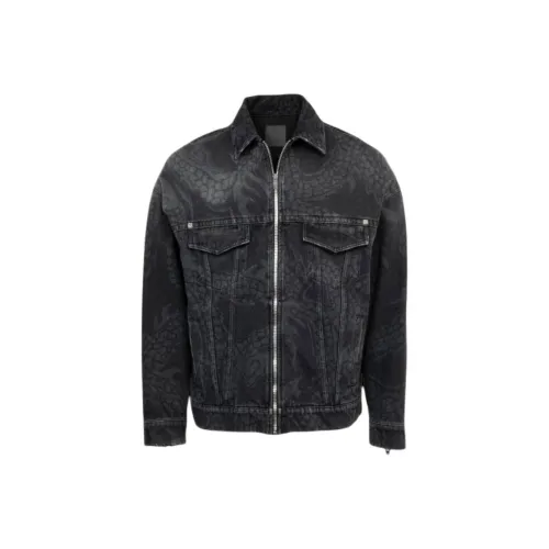 Givenchy Oversized V Pocket 4G Rivet Zip Jacket