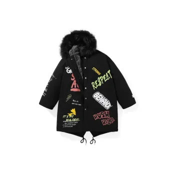 GENANX Puffer Jacket Unisex Black