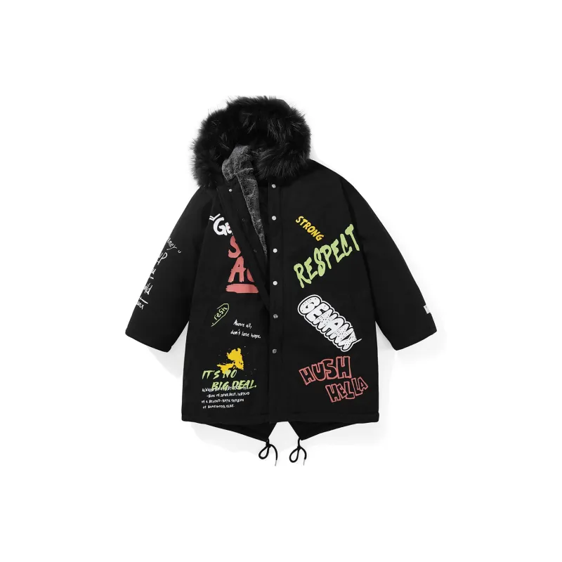 GENANX Puffer Jacket Unisex Black-0