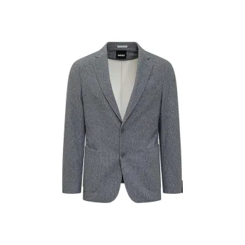 HUGO BOSS Finely Patterned Slim Fit Jacket