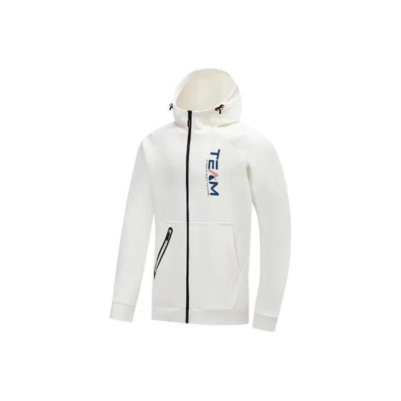 XTEP Variety Training Collection Jackets & Coats Men's Antique Good White-0
