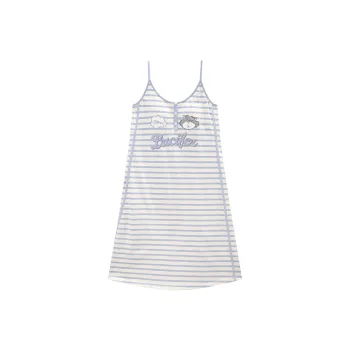 GUKOO x LUSIFU,LIANMINGKUAN Nightgown Women's Fish Belly White