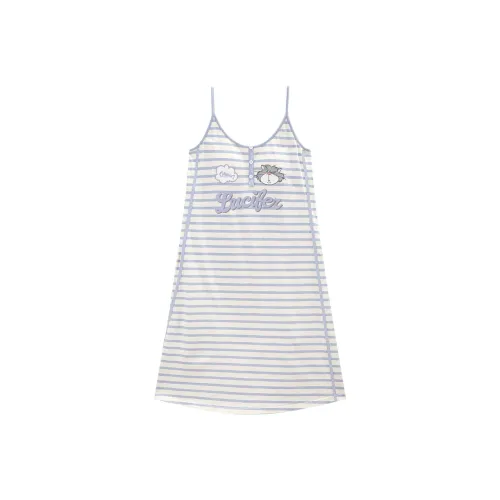 GUKOO x LUSIFU,LIANMINGKUAN Nightgown Women's Fish Belly White