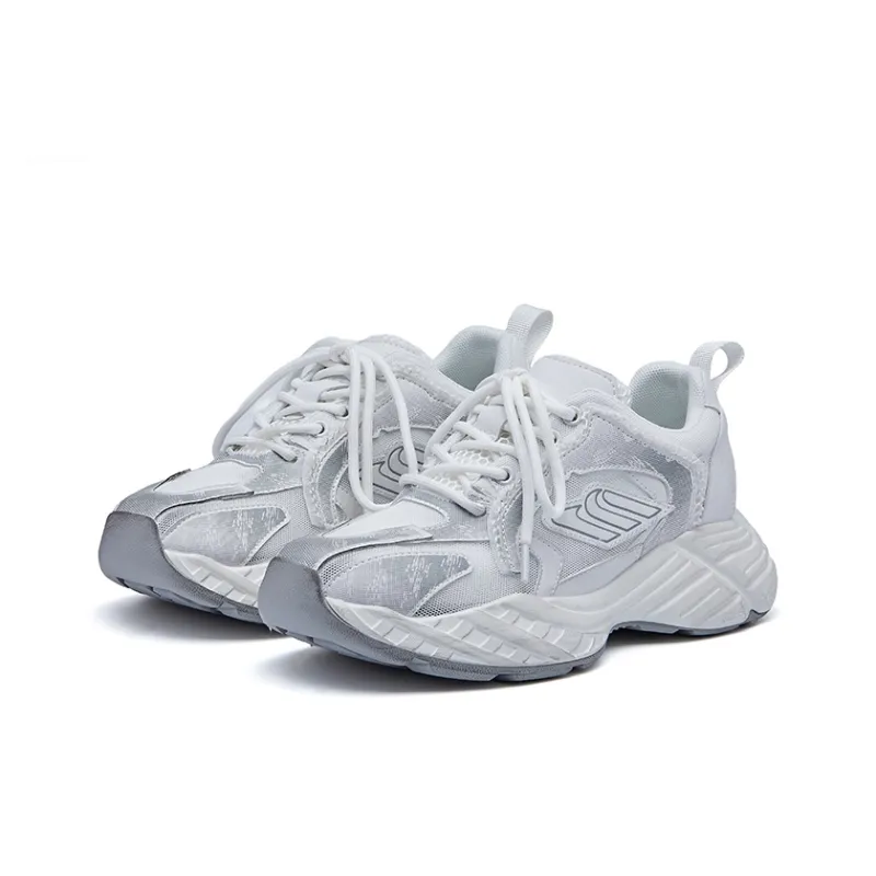 BURGELY Breathable And Lightweight Low Top Chunky Sneakers Women's-1