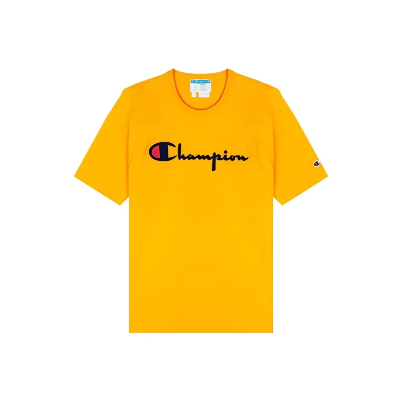 Champion T Shirt US Version Unisex Yellow-0