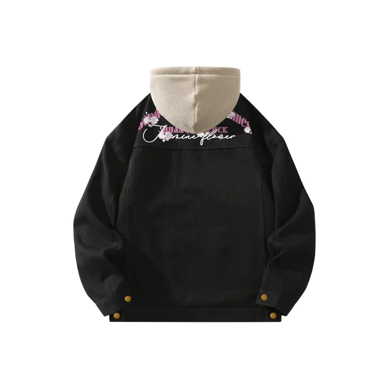 HUANQIU Denim Jackets Unisex-13