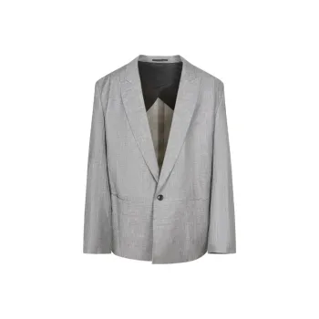 CROQUIS Business Suits Men 965 Black White Stripes/Plaid