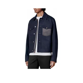 HERMES Denim Jacket Men's Indigo
