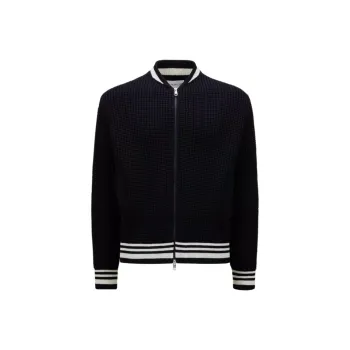Moncler Padded Wool Cardigan