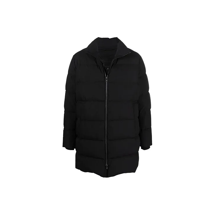 EMPORIO ARMANI Zip Up Quilted Puffer Coat-0