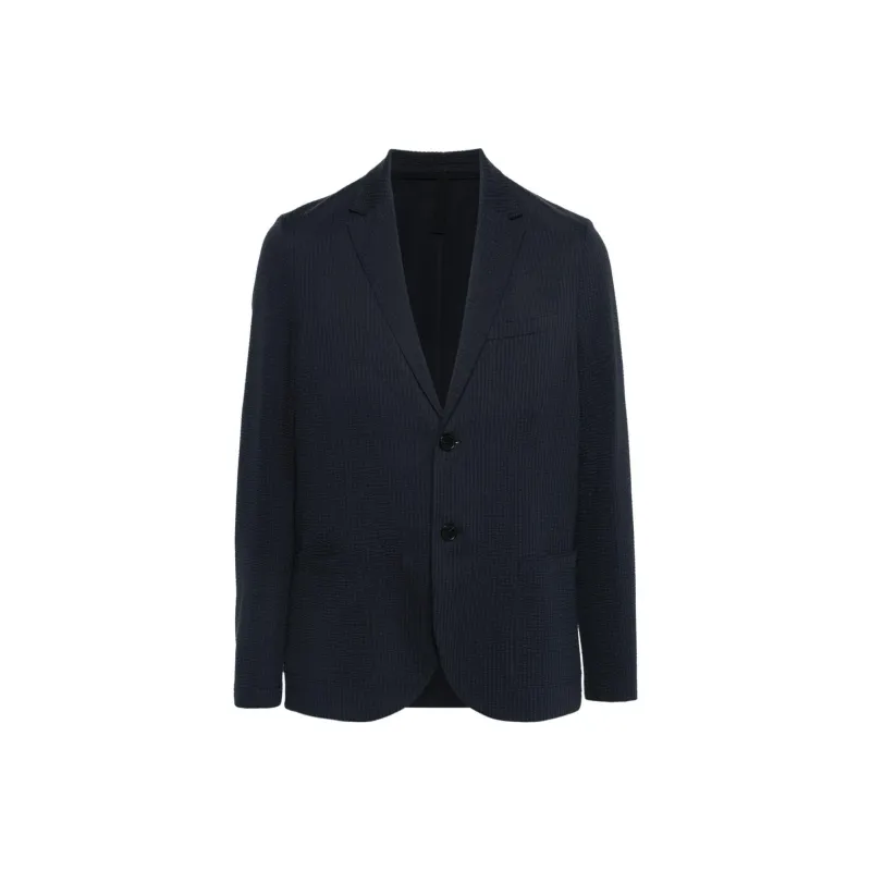 HARRIS WHARF LONDON Cotton blend Seersucker Blazer-0