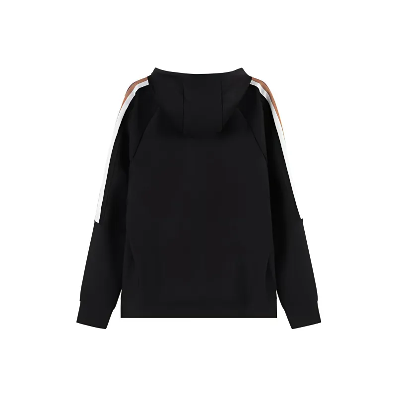 HUGO BOSS Logo Printed Zipped Hoodie-1