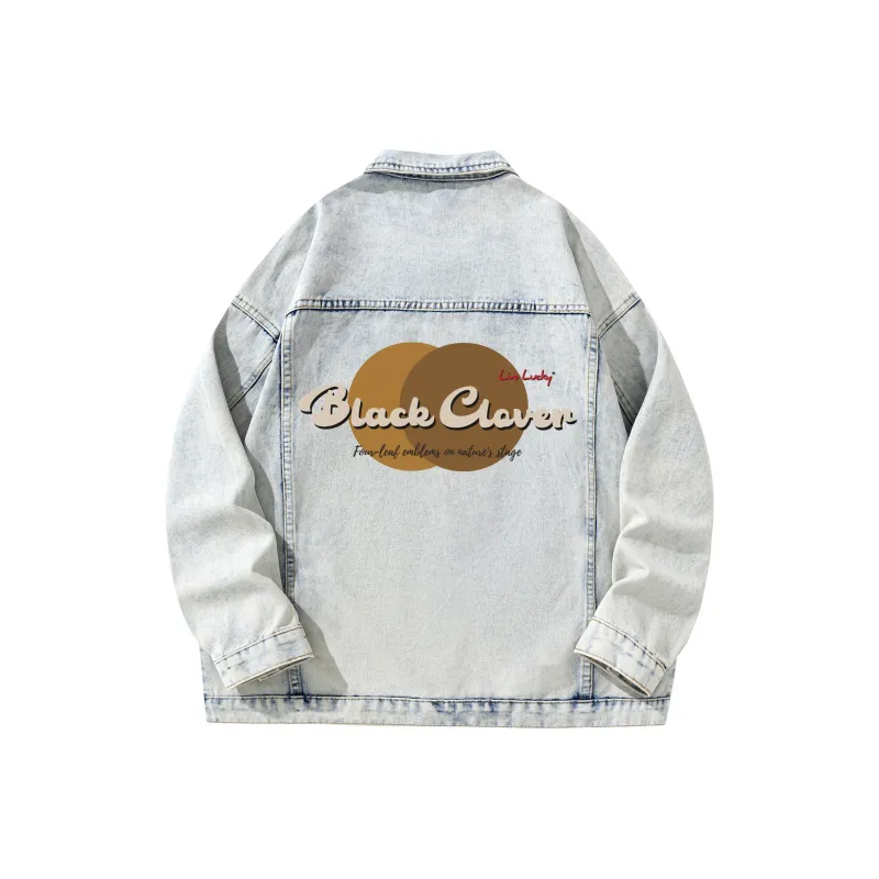 BLACK CLOVER Denim Jacket Unisex-10