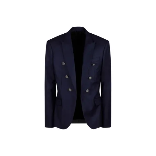 Tagliatore Velvet-finish Double-breasted Coat