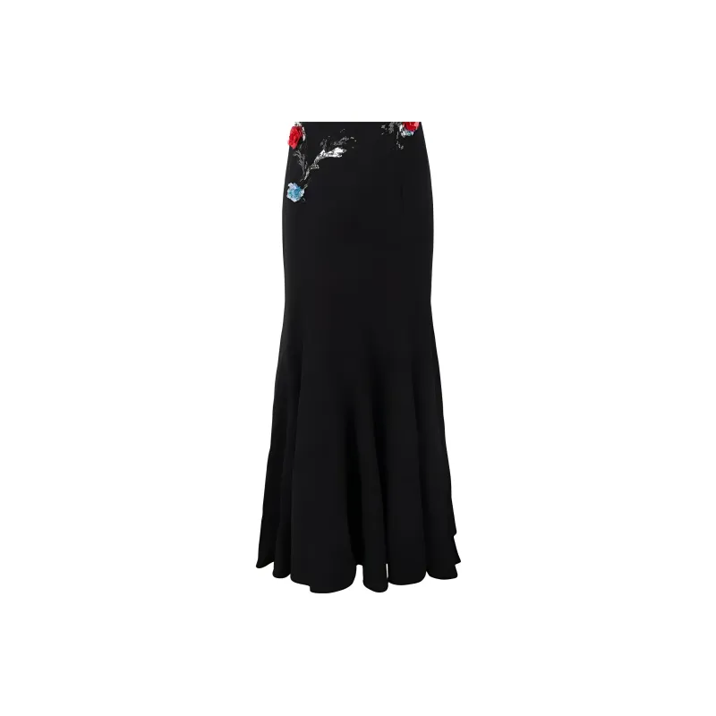 VERSACE Sleeveless Dress Women's Black-4