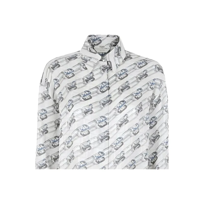 FENDI Shirts Women's White-2