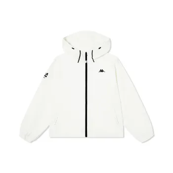 Kappa Windproof Jacket Men's Korean White