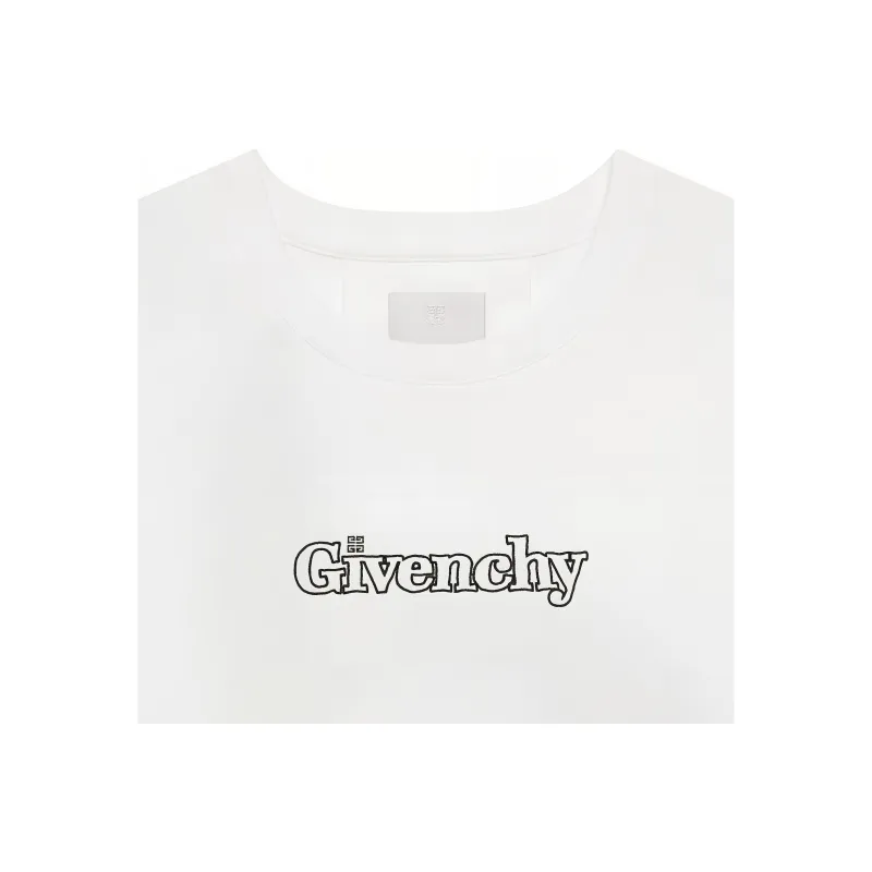 Givenchy T Shirts Men White-4