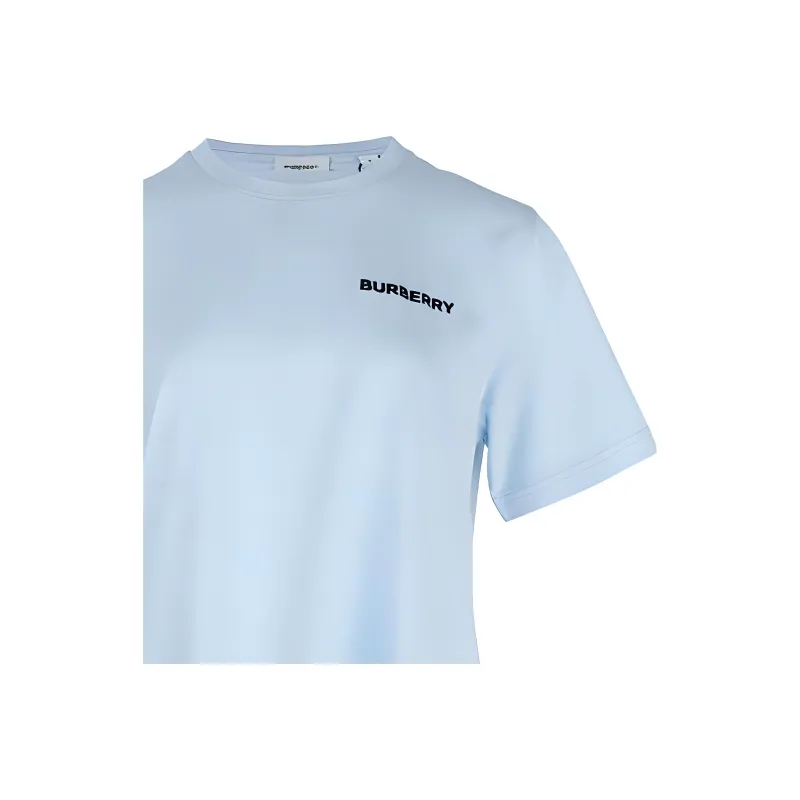 Burberry T-Shirts Women's Light Blue-3