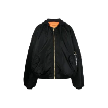 Vetements Hooded Bomber Jacket