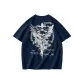 Navy Blue-White