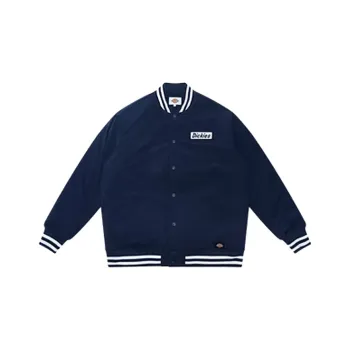 Dickies Puffer Jackets Unisex Navy Blue
