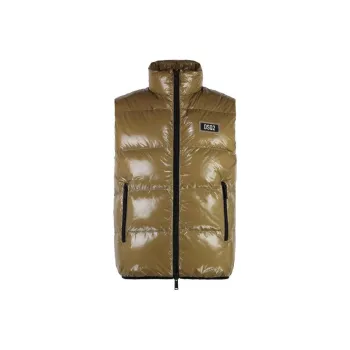 DSQUARED 2 Logo Patch Zipped Padded Gilet
