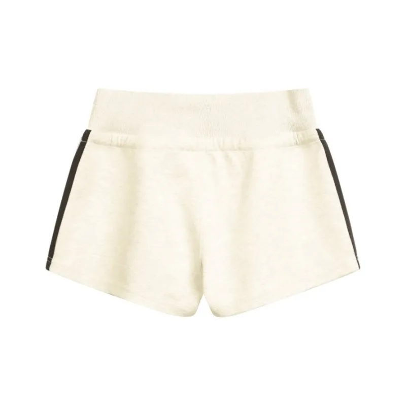 TBSM Casual Shorts Women's White Heather Gray-13