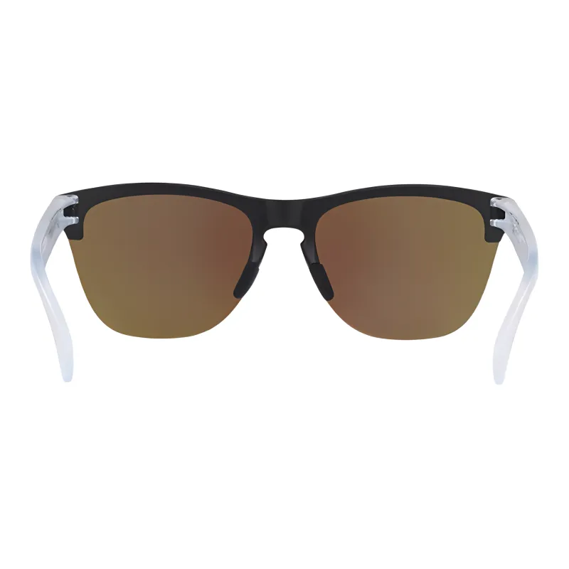 Oakley TR/Memory Plastic Irregular Shape Sunglasses Unisex Black-3