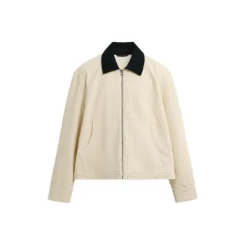 ZARA Jackets & Coats Men's Frosted White
