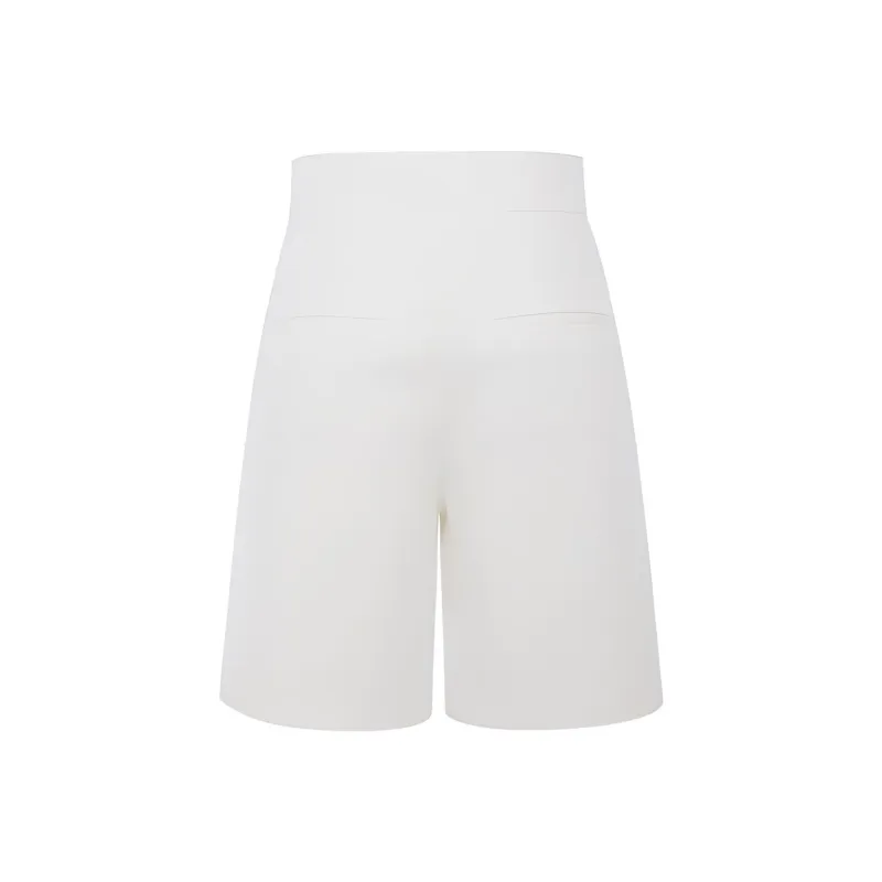 D'zzit Casual Shorts Women's White-1