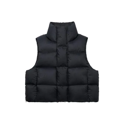 XVESSEL Vests Unisex Black Down Vest Y24X702B